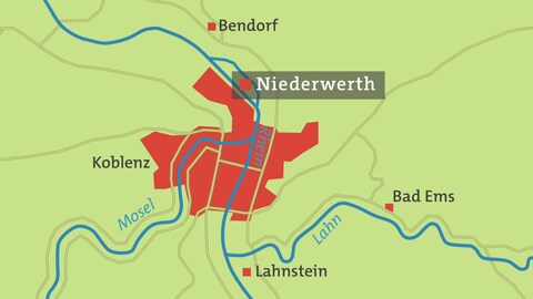 Hierzuland Niederwerth Karte