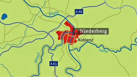 Karte Niederberg