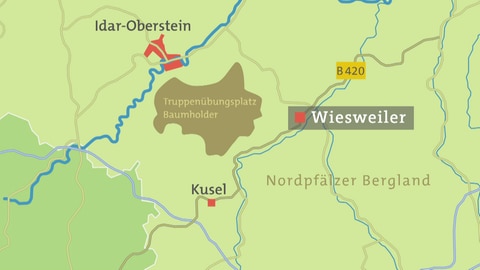 Wiesweiler Karte