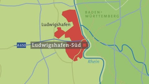 HZL Ludwigshafen Süd Karte