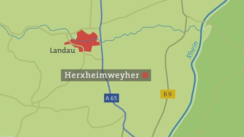 Hierzuland – Karte von Herxheimweyher