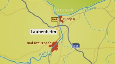 Laubenheim Karte