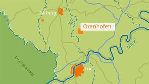 Karte von Orenhofen