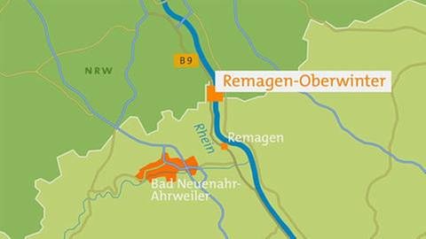 Blick auf Remagen-Oberwinter