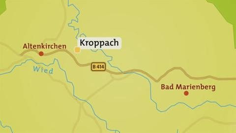 Karte Kroppach