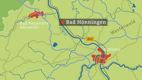 Karte von Bad Hönningen