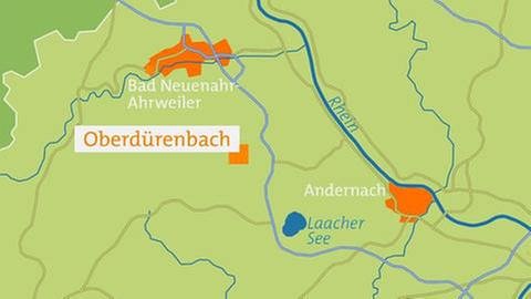 Karte von Oberdürenbach