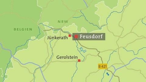Karte Feusdorf