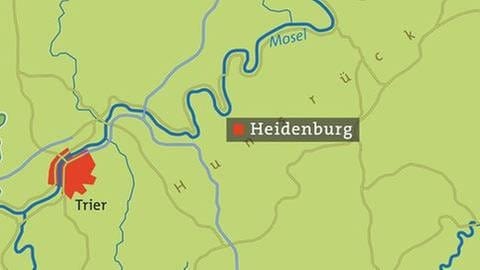 Karte Heidenburg