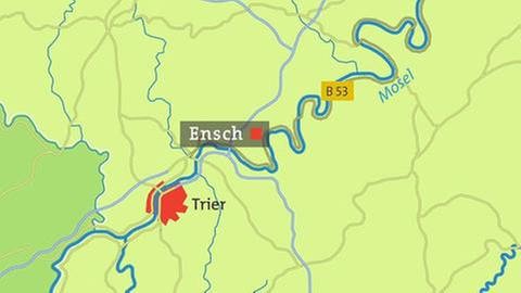 Karte Ensch