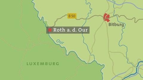 Roth an der Our - Karte