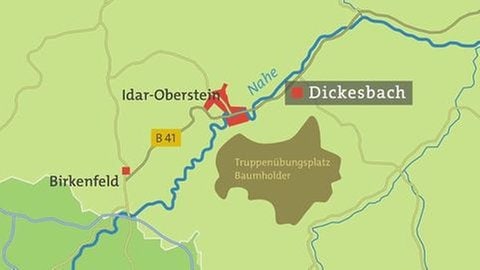 Karte von Dickesbach