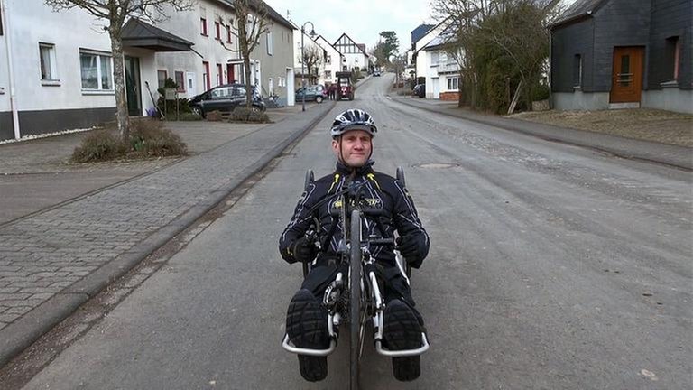 Peter Müller und sein Handbike