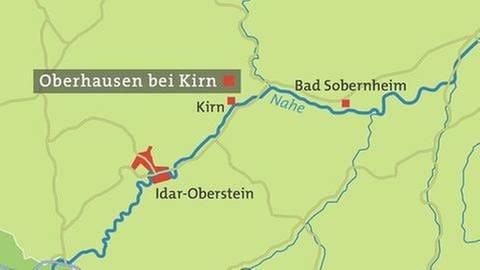 Oberhausen - Soonwaldstrasse Karte