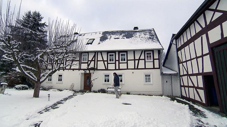 Ein Fachwerkhaus in Unzenberg