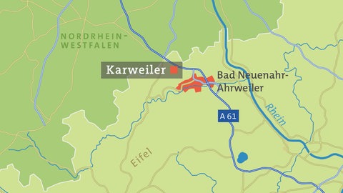 Karweiler - Karte