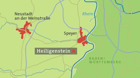 Hierzuland Heiligenstein Karte