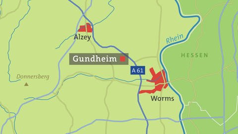 Karte Gundheim