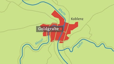 Karte Goldgrube