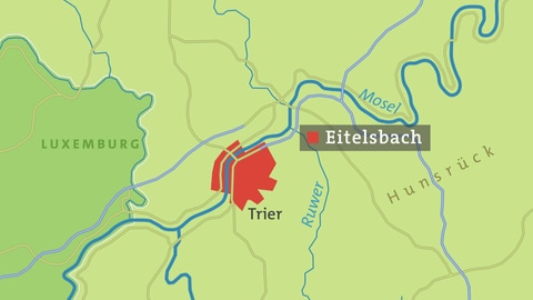 Eitelsbach Karte