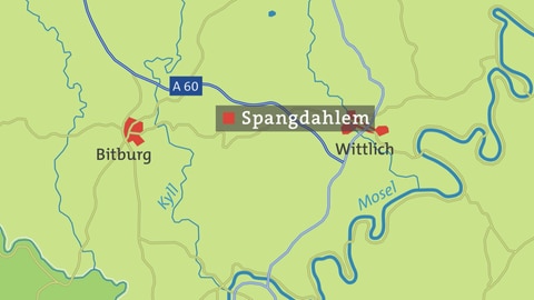 Spangdahlem Karte