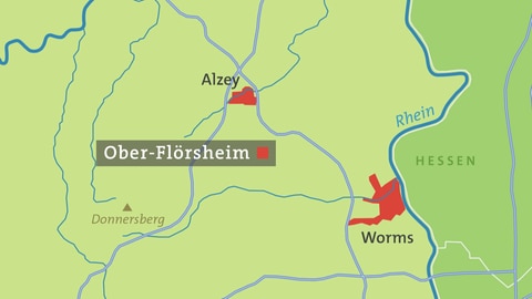 Ober-Flörsheim Karte