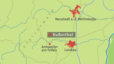 Eußerthal Karte