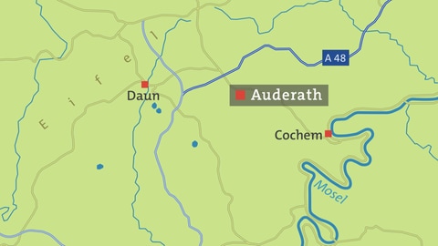 Auderath Karte