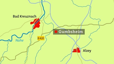 Karte Gumbsheim