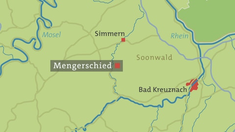 Mengerschied Karte