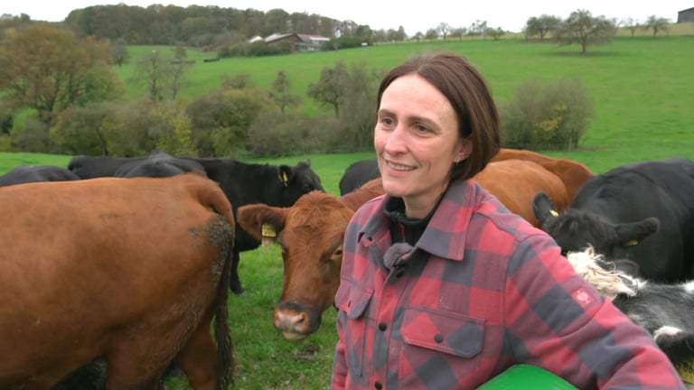 Landwirtin Sylvia Lauer