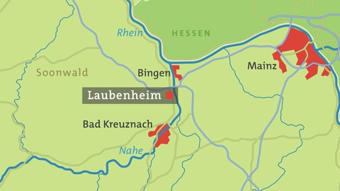 Laubenheim Karte