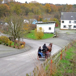 Die Mittelstraße von Döttesfeld.