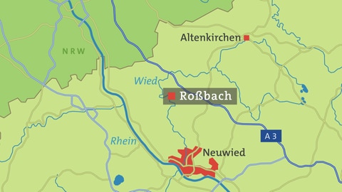 Roßbach Karte