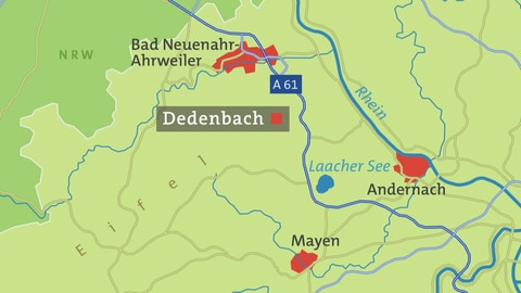 Dedenbach Karte