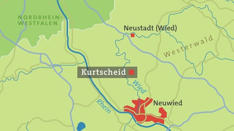 Karte Kurtscheid