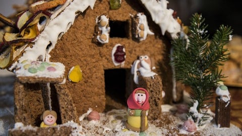 Kartoffellebkuchen im Lebkuchenhaus