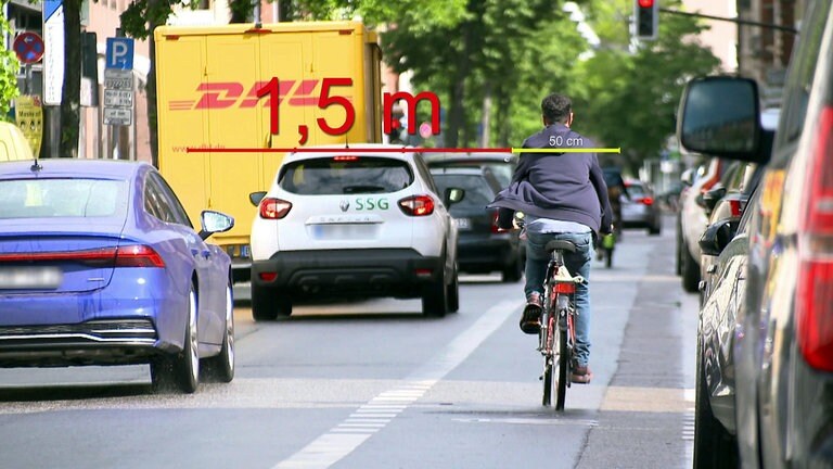 Mehr Sicherheit für Radfahrer durch Mindestüberholabstand