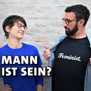 Lisa Frühbeis und Reporter Steffen König